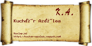 Kuchár Azálea névjegykártya